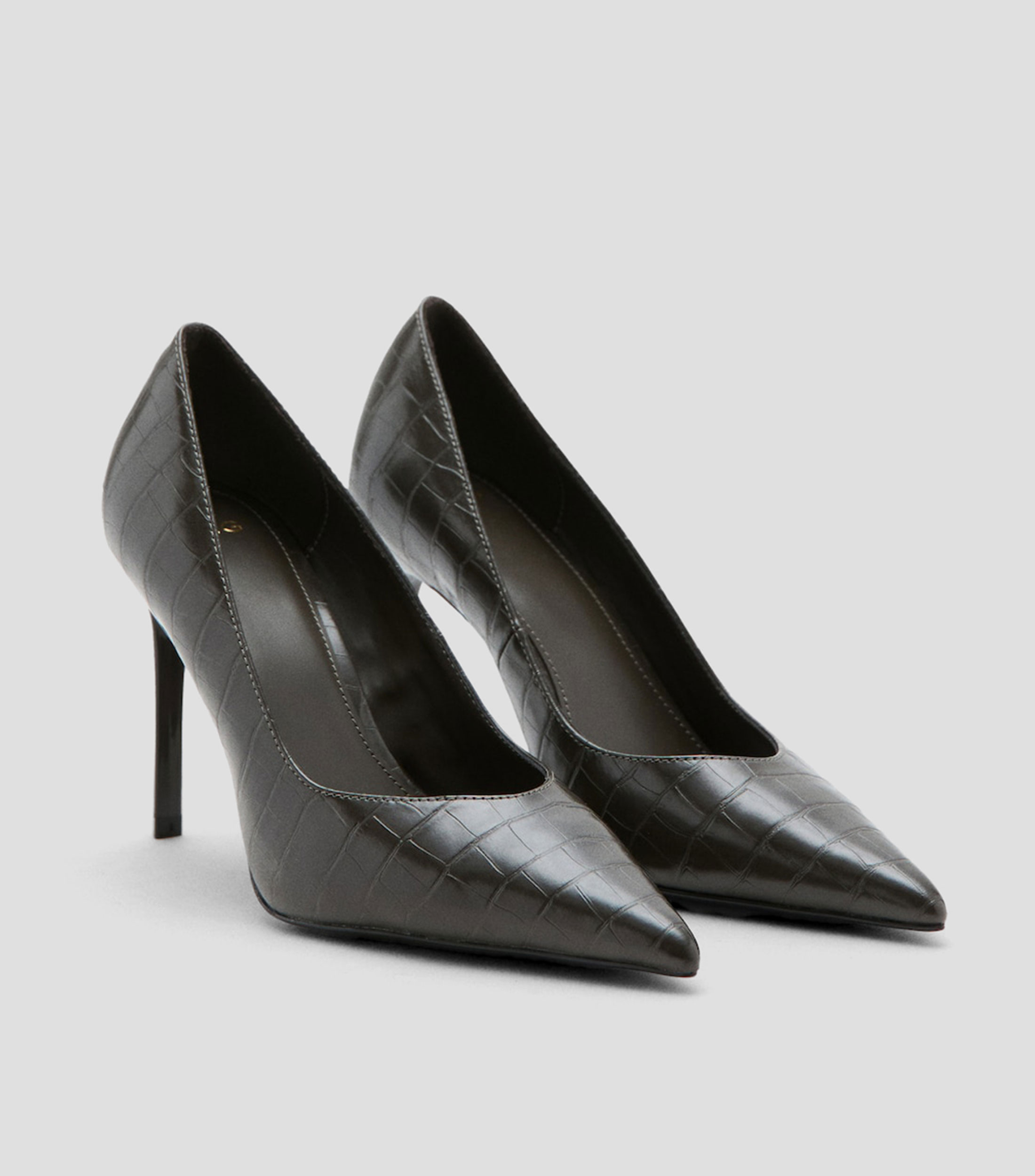 Zapatillas pump con tacón delgado de 9.5 cm Mujer